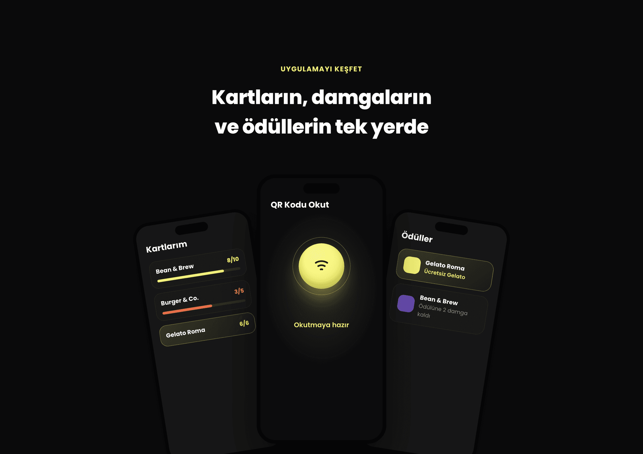 PuanKart — NFC sadakat · fiziksel ↔ dijital